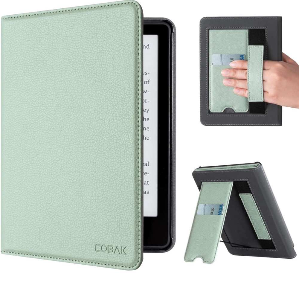 Beautiful agave green cover for kindle device